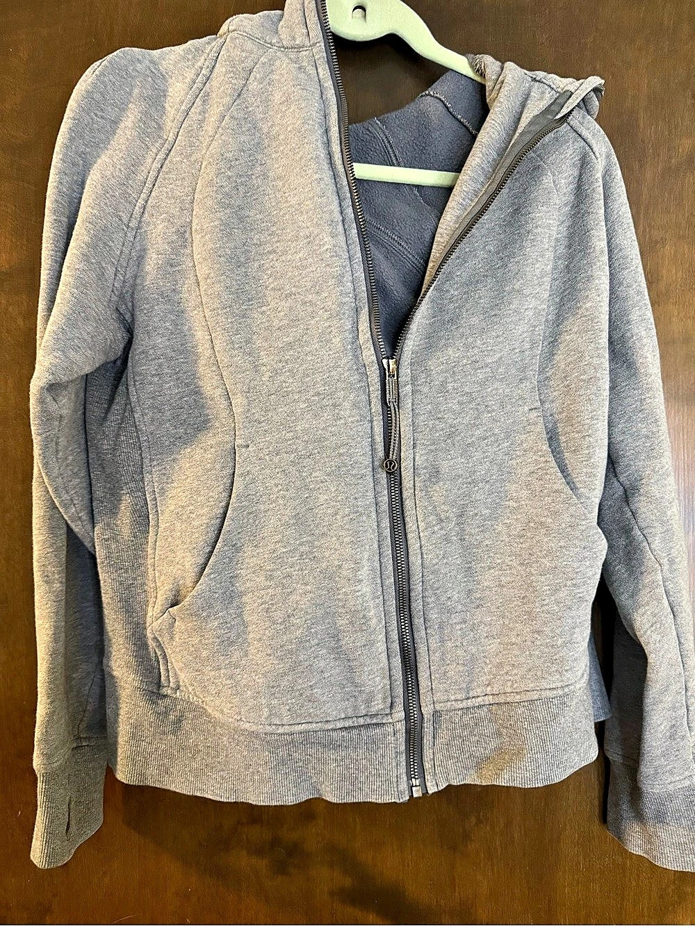 lululemon Scuba Full-Zip Hoodie Gray Size 10